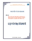 Luận văn Thạc sĩ Kinh tế: Đo lường mức độ trung thành của khách hàng sử dụng dịch vụ thông tin di động tại Biên Hòa, Đồng Nai