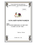 Sáng kiến kinh nghiệm THCS: Một số kinh nghiệm khắc sâu kiến thức văn biểu cảm ở lớp 7 THCS