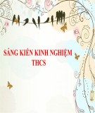 Sáng kiến kinh nghiệm THCS: Hướng dẫn học sinh lớp 7 viết bài văn biểu cảm tác phẩm văn học