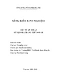 Sáng kiến kinh nghiệm THCS: Một số kỹ thuật sử dụng bất đẳng thức Cô si