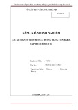 Sáng kiến kinh nghiệm THCS: Các bài toán về giao điểm của đường thẳng và parabol cấp trung học cơ sở