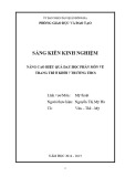 Sáng kiến kinh nghiệm THCS: Một số giải pháp để nâng cao hiệu quả dạy học phân môn Vẽ trang trí ở khối 7 trường THCS