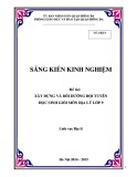 Sáng kiến kinh nghiệm THCS: Xây dựng và bồi dưỡng đội tuyển học sinh giỏi môn Địa lí lớp 9