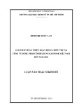 Luận văn Thạc sĩ Kinh tế: Giải pháp hoàn thiện hoạt động chiêu thị tại Công ty Dược phẩm TNHH Leung Kai Fook Việt Nam đến năm 2020