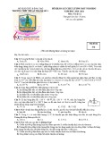 Đề thi khảo sát chất lượng đầu năm môn Vật lí lớp 12 năm học 2020-2021 có đáp án – Trường THPT Thuận Thành 1