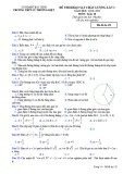 Đề thi khảo sát chất lượng đầu năm môn Toán lớp 10 năm học 2020-2021– Trường THPT Lý Thường Kiệt