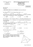 Đề thi khảo sát chất lượng môn Toán lớp 12 năm học 2018-2019 – Sở GD&ĐT Gia Lai