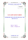 Sáng kiến kinh nghiệm THCS: Tích hợp kiến thức liên môn trong dạy – học môn Ngữ văn 8