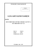 Sáng kiến kinh nghiệm THCS: Một số biện pháp giúp học sinh học tập tốt và yêu thích môn Ngữ văn