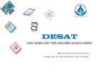 Bài giảng DESAT máy khảo sát trải nghiệm khách hàng