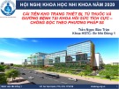 Bài giảng Cải tiến kho trang thiết bị, tủ thuốc và giường bệnh tại khoa Hồi sức tích cực – Chống độc theo phương pháp 5S