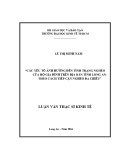 Luận văn Thạc sĩ Kinh tế: Các yếu tố ảnh hưởng đến tình trạng nghèo của hộ gia đình trên địa bàn Tỉnh Long An – theo cách tiếp cận nghèo đa chiều