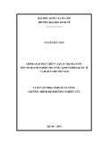 Luận Văn Thạc Sĩ Quản Lý Công: Chính sách phát triển và quản trị nhà nước đối với DNNN: Kinh nghiệm quốc tế và hàm ý đối với Việt Nam