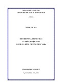 Luận văn Thạc sĩ Kinh tế: Diễn biến của truyền dẫn tỷ giá tại Việt Nam - Đánh giá bằng phương pháp VARs