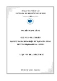 Luận văn Thạc sĩ Kinh tế: Giải pháp phát triển dịch vụ ngân hàng điện tử tại Ngân hàng thương mại cổ phần Á Châu