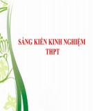 Sáng kiến kinh nghiệm THPT: Ứng dụng đạo hàm vào tìm giá trị lớn nhất và giá trị nhỏ nhất của hàm nhiều biến