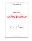 Sáng kiến kinh nghiệm THPT: Giáo dục kỹ năng sống về sức khỏe sinh sản cho học sinh THPT qua hoạt động ngoại khóa