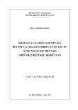 Luận văn Thạc sĩ kinh tế: Kiểm soát và chống chuyển giá đối với các doanh nghiệp có vốn đầu tư nước ngoài tại Việt Nam - nhìn nhận dưới góc độ kế toán