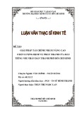 Luận văn Thạc sĩ Kinh tế: Giải pháp tài chính nhằm nâng cao chất lượng dịch vụ phát thanh của Đài tiếng nói nhân dân Thành phố Hồ Chí Minh