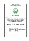 Khoá luận tốt nghiệp Đại học: Đánh giá sự tác động đến môi trường trong quá trình xây dựng nhà máy gia công sản xuất thép hình, tại khu công nghiệp Phúc Khánh, Thái Bình và đề xuất biện pháp bảo vệ môi trường