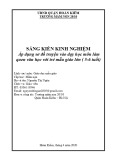 Sáng kiến kinh nghiệm Mẫu giáo: Áp dụng sơ đồ truyện vào dạy học môn làm quen văn học với trẻ mẫu giáo lớn ( 5-6 tuổi)