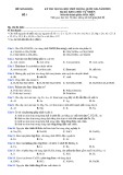 Đề thi thử tốt nghiệp THPT năm 2021 môn Hóa - Đề số 5