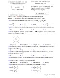 Đề thi giữa học kì 1 môn Toán lớp 11 năm 2020-2021 có đáp án - Trường THPT Chu Văn An