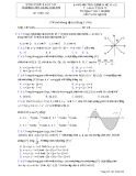 Đề thi giữa học kì 2 môn Toán lớp 12 năm 2020-2021 - Trường THPT Đông Tiền Hải