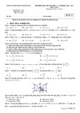 Đề thi giữa học kì 1 môn Toán lớp 11 năm 2020-2021 có đáp án - Trường THPT Phan Đình Phùng