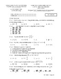 Đề thi giữa học kì 1 môn Toán lớp 10 năm 2020-2021 có đáp án - Trường THPT Trần Nguyên Hãn