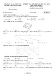 Đề thi giữa học kì 1 môn Toán lớp 12 năm 2020-2021 có đáp án - Trường THPT Nguyễn Huệ (Bà Rịa – Vũng Tàu)