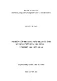 Luận văn Thạc sĩ Khoa học máy tính: Nghiên cứu phương pháp tra cứu ảnh sử dụng phân cụm gia tăng với phản hồi liên quan