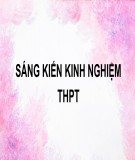 Sáng kiến kinh nghiệm THPT: Ứng dụng trò chơi ngôn ngữ trong giảng dạy tiếng Anh
