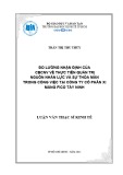 Luận văn Thạc sĩ Kinh tế: Đo lường nhận định của CBCNV về thực tiễn quản trị nguồn nhân lực và sự thỏa mãn trong công việc tại Công ty cổ phần xi măng FICO Tây Ninh