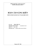 Sáng kiến kinh nghiệm THCS: Phương pháp giải bài toán về mạch điện lớp 9