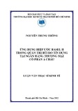 Luận văn Thạc sĩ Kinh tế: Ứng dụng hiệp ước Basel II trong quản trị rủi ro tín dụng tại Ngân hàng thương mại cổ phần Á Châu