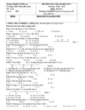 Đề thi giữa học kì 1 môn Toán lớp 6 năm 2020-2021 có đáp án - Trường THCS Phan Bội Châu