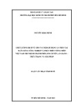 Luận văn Thạc sĩ Kinh tế: Chất lượng dịch vụ cho vay khách hàng cá nhân tại Ngân hàng Nông nghiệp và Phát triển Nông thôn Việt Nam chi nhánh thành phố Long Xuyên, tỉnh An Giang – thực trạng và giải pháp