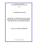 Luận văn Thạc sĩ Kinh tế: Các nhân tố ảnh hưởng đến tính hữu hiệu của hệ thống kiểm soát nội bộ trong các doanh nghiệp phần mềm trên địa bàn thành phố Hồ Chí Minh