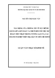 Luận văn Thạc sĩ Kinh tế: Tác động của thông tin về sự chênh lệch giữa kế toán và thuế đối với việc dự đoán thu nhập trong tương lai của các doanh nghiệp trên địa bàn thành phố Hồ Chí Minh