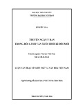 Luận văn Thạc sĩ Ngôn ngữ và Văn hóa Việt Nam: Truyện ngắn Y Ban trong bối cảnh văn xuôi thời kì đổi mới