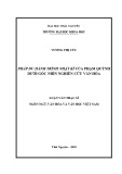 Luận văn Thạc sĩ Ngôn ngữ Văn hoá và Văn học Việt Nam: Pháp du hành trình nhật kí của Phạm Quỳnh dưới góc nhìn nghiên cứu văn hóa