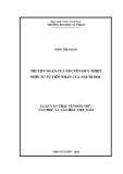 Luận văn Thạc sĩ Ngôn ngữ văn học và Văn học Việt Nam: Truyện ngắn của Nguyễn Huy Thiệp nhìn từ sự tiếp nhận của người đọc