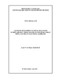 Luận văn Thạc sĩ Kinh tế: Vận dụng Bảng cân bằng điểm (Balanced scorecard - BSC) trong việc đánh giá thành quả hoạt động tại Nhà in ngân hàng Agribank