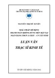 Luận văn Thạc sĩ Kinh tế: Giải pháp mở rộng thanh toán không dùng tiền mặt tại Ngân hàng TMCP Á Châu - Chi nhánh Tây Ninh