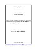 Luận văn Thạc sĩ sinh học: Nghiên cứu đặc điểm hình thái, giải phẫu và trình tự đoạn gen matK, ITS của cây Bảy lá một hoa thu tại huyện Bắc Sơn, tỉnh Lạng Sơn