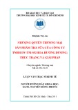 Luận văn Thạc sĩ Kinh tế: Nhượng quyền thương mại sản phẩm trà sữa của công ty TNHH TM-DV-SX Hoa Hướng Dương: thực trạng và giải pháp