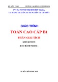 Giáo trình Toán cao cấp B1: Phần 1 - Trường CĐ Công nghệ thông tin TP. HCM