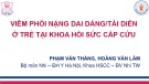 Bài giảng Viêm phổi nặng dai dẳng/tái diễn ở trẻ tại khoa Hồi sức cấp cứu