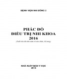 Phác đồ điều trị nhi khoa 2016: Phần 2